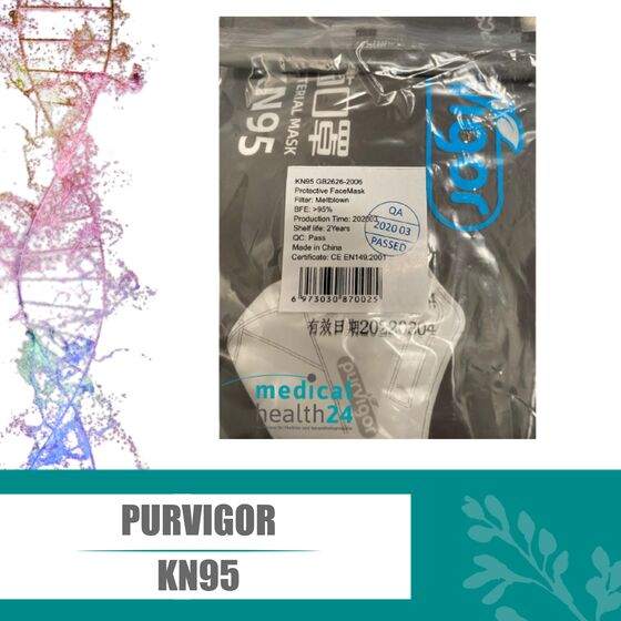 KN95 Purvigor - vergleichbare Atemschutzmaske nach Din FFP2 mit CE Zertifikat
