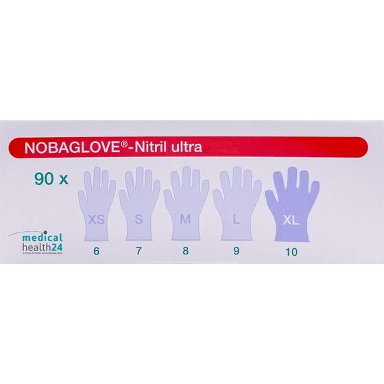 NOBAGLOVE®-Nitril ultra Einmal- Untersuchungshandschuhe PZN 15624433