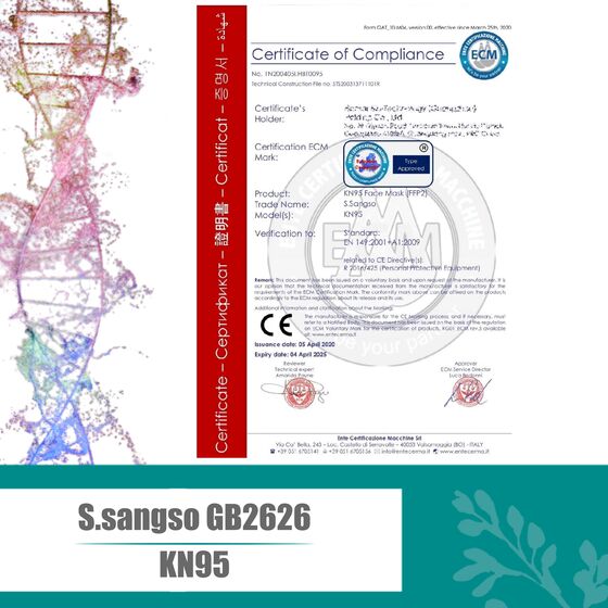 KN95 GB2626 S.sangso - Gesichtsmaske Complete Health Protection