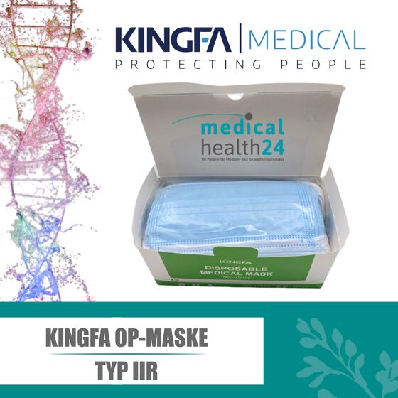 KINGFA medizinische Schutzmaske Typ IIR 3-lagig gemäß EN 14683