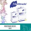 Meditrade FFP2 Maske ZH3161 Atemschutzmaske Mundschutz Faltmaske ohne Ventil geprüft zertifiziert CE 2797 EN149:2001 + A1:2009 40