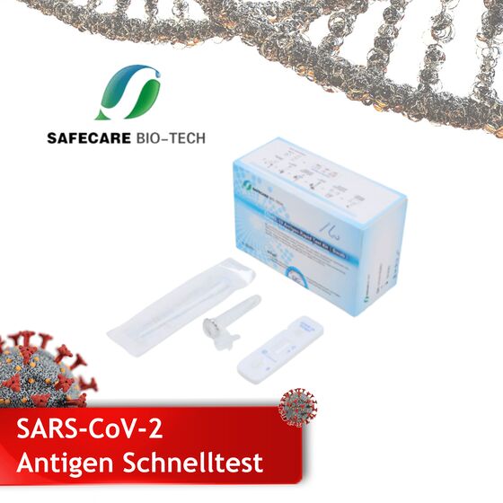 Safecare Covid-19 Antigen nasaler Schnelltest - Laientest 5 Stück / Zulassung AT199/20