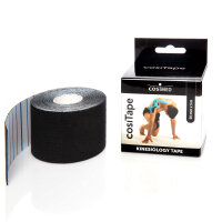 cosiMed cosiTape Kinesiologie Tape - Schwarz - Einzelpackung