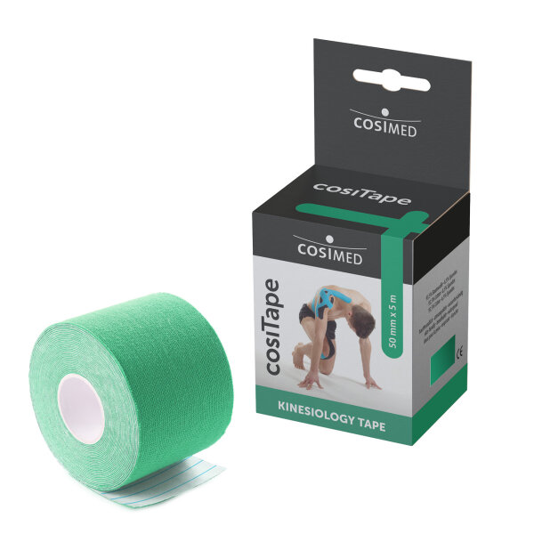 cosiMed cosiTape Kinesiologie Tape - Grün - 12er Box