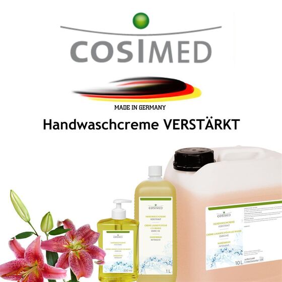 cosiMed Handwaschcreme VERSTÄRKT 500 ml mit Dosierspender
