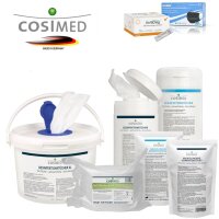 cosiMed Desinfektionstücher gebrauchsfertig, alkoholfrei & geruchsneutral in unterschiedlichen Ausführungen