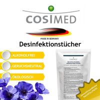 cosiMed Desinfektionstücher Nachfüllpackungen - 130 x 200 mm - für Dose