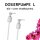 cosiMed Dosierpumpe L (für 1 L Ovalflasche weiß)