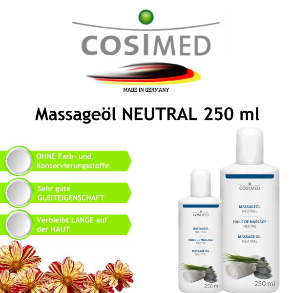 cosiMed Massageöl Neutral - 250 ml
