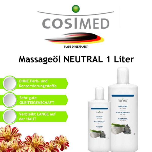 cosiMed Massageöl Neutral - 1 l