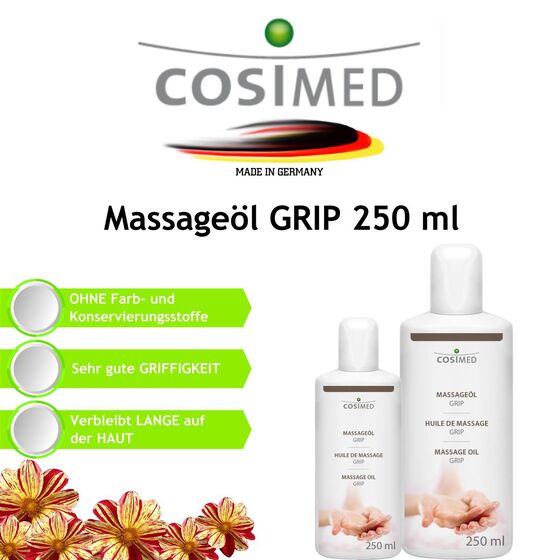 cosiMed Massageöl GRIP 250 ml Flasche