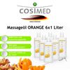cosiMed Massageöl ORANGE Bundle: 6x1 Liter inkl. Dosierpumpe