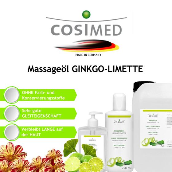 cosiMed Massageöl GINKGO-LIMETTE