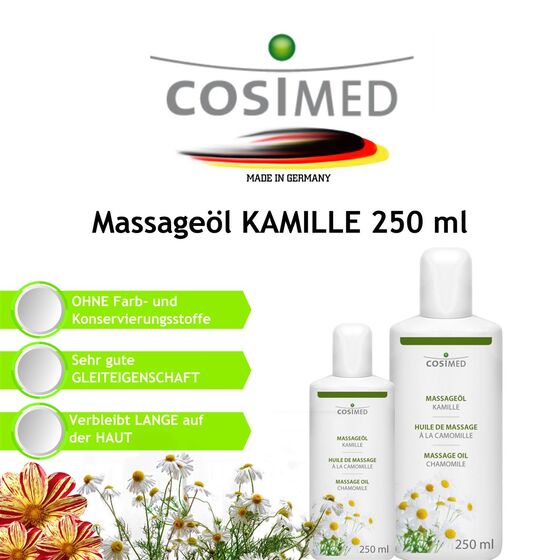 cosiMed Massageöl KAMILLE 250 ml Flasche