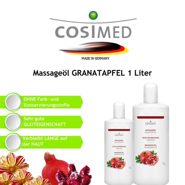 cosiMed Massageöl Granatapfel - 1 l