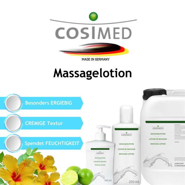 cosiMed Natürliche Massagelotion Klassisch (leichter Limonenduft)