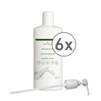 cosiMed Massagelotion Bundle: 6x1 Liter inkl. Dosierpumpe leichter Limonenduft