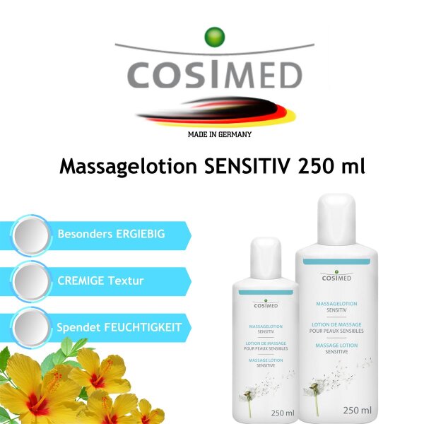 cosiMed Massagelotion SENSITIV 250 ml Flasche