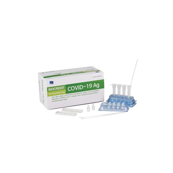 Biocredit Covid-19 Antigen Detection Kit Anwendung NUR durch Fachpersonal!