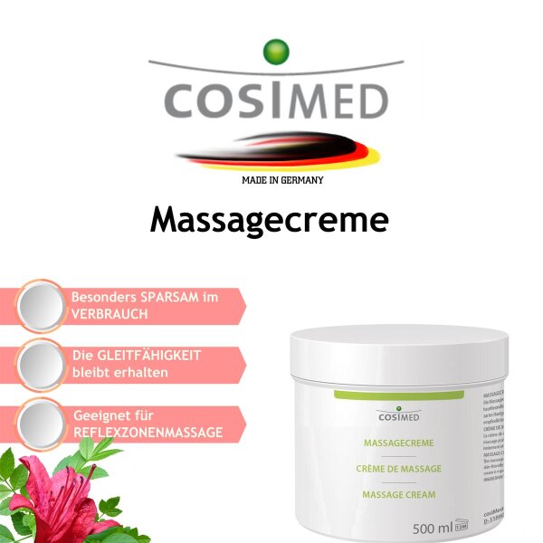 cosiMed Massagecreme Klassisch - 500 ml Dose