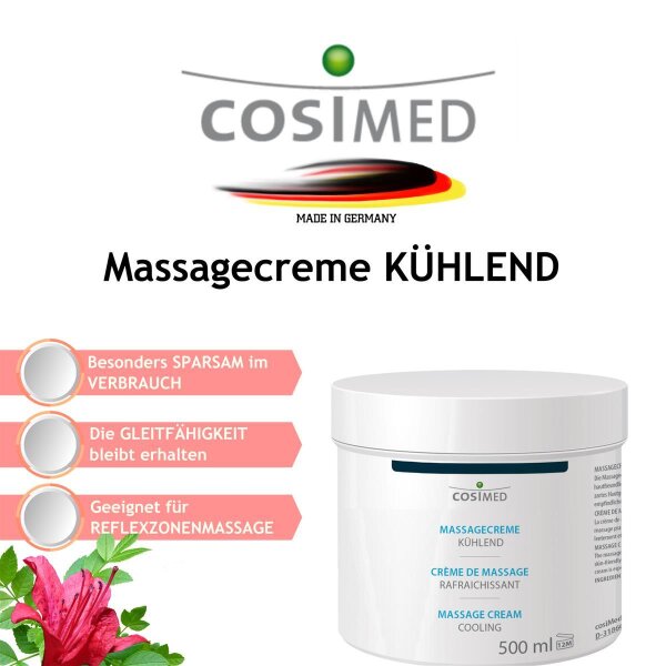 cosiMed Massagesalbe kühlend - 500 ml Dose