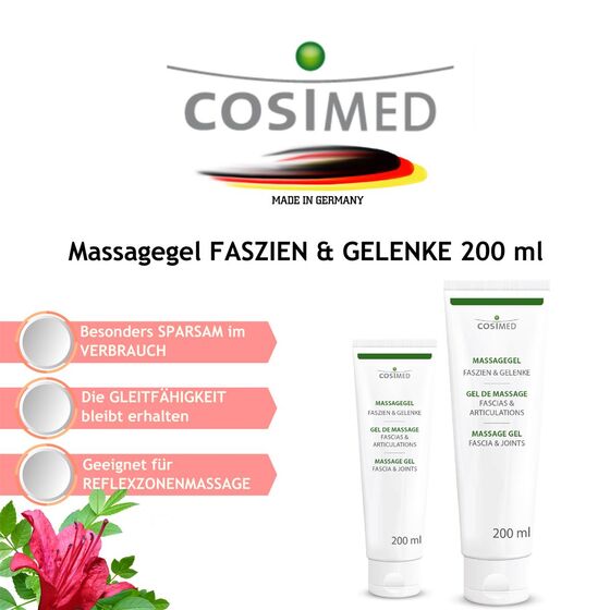 cosiMed Massagegel FASZIEN & GELENKE 200 ml Tube