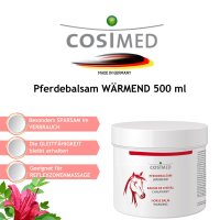 cosiMed Pferdebalsam KÜHLEND & WÄRMEND Pferdebalsam wärmend 500 ml Dose