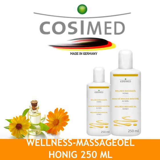 cosiMed Wellness-Massageöl HONIG 250 ml Flasche