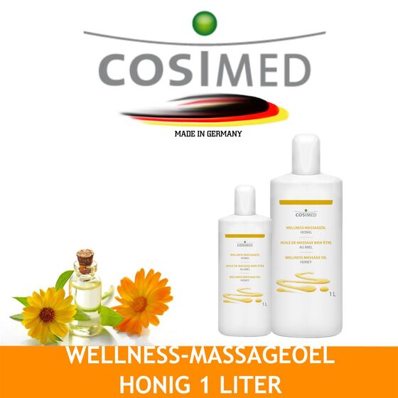 cosiMed Wellness-Massagel HONIG 1 Liter Flache