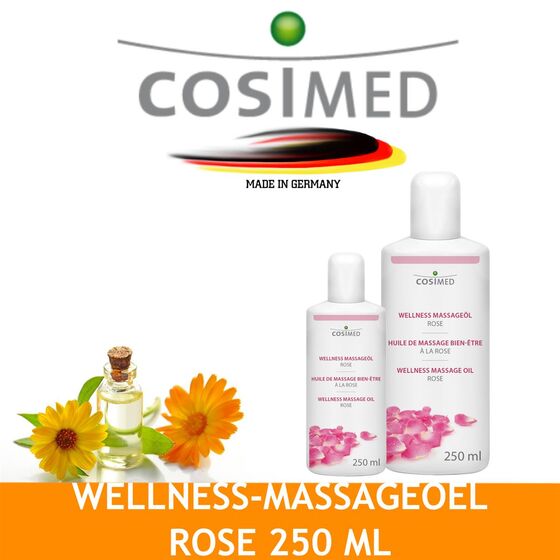 cosiMed Wellness-Massagel ROSE 250 ml Flasche