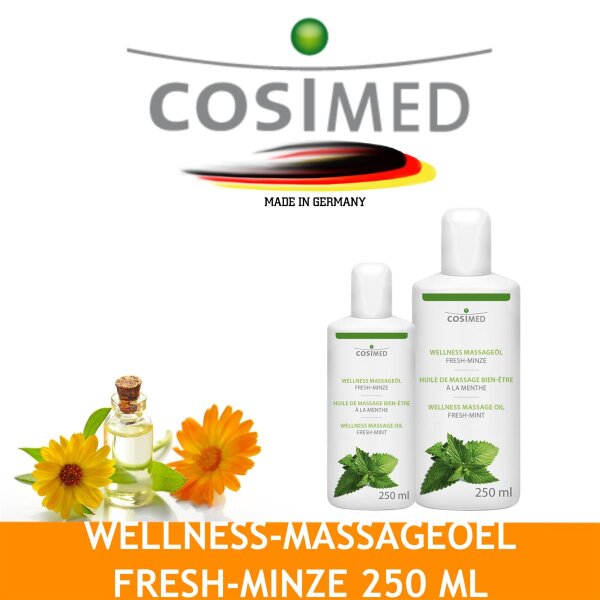 cosiMed Wellness-Massageöl Fresh-Minze - 250 ml