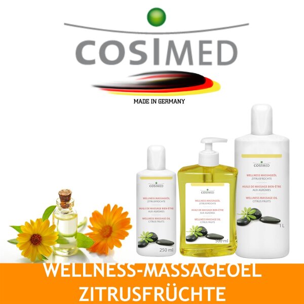 cosiMed Wellness-Massagöl Zitrusfrüchte