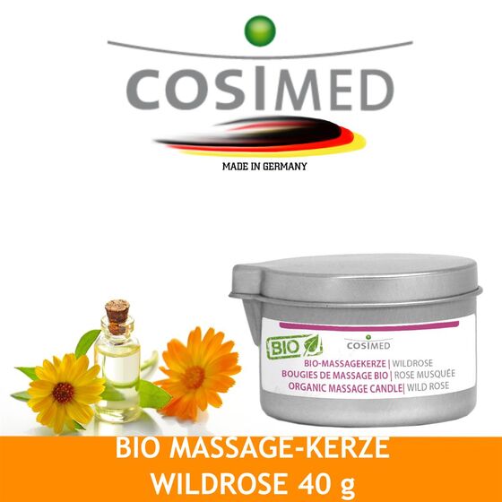 cosiMed BIO Massage-Kerze Wildrose 40 g Dose