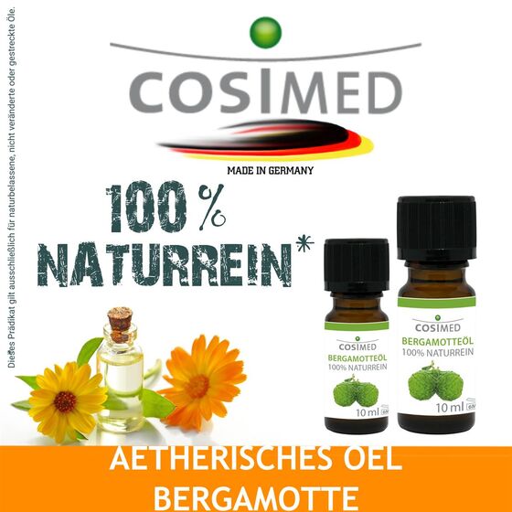 cosiMed ätherisches 100 % NATURREINES* Bergamotteöl 10 ml