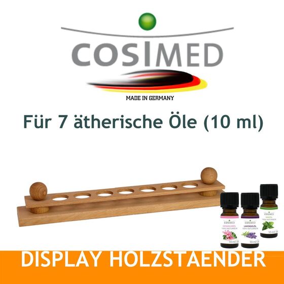 cosiMed Display-Holzstnder fr 7 le (10 ml)