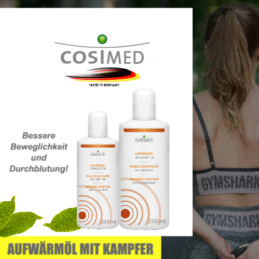 cosiMed Aufwärmöl mit Kampfer - 250 ml Flasche