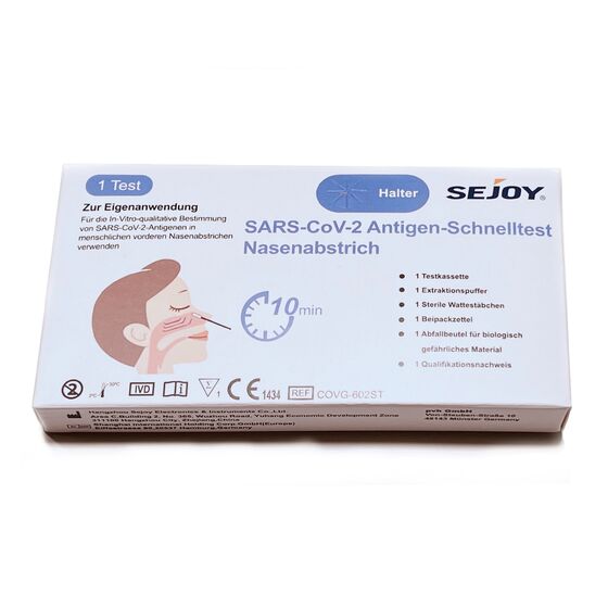 1 Stck Sejoy SARS-CoV-2 Antigentest zur Eigenanwendung geeignet - Nasal 