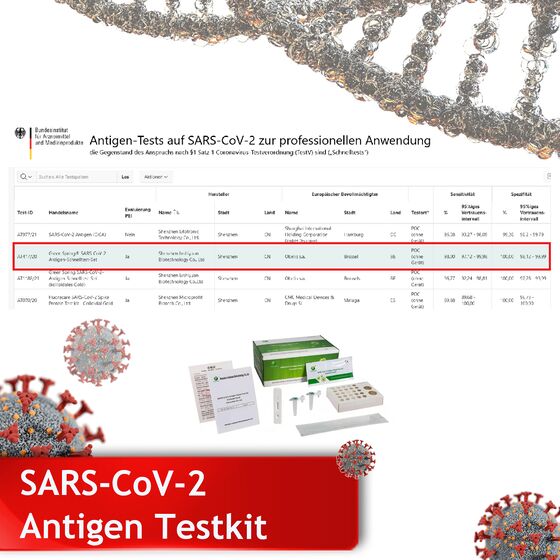 Green Spring 4in1 Antigen-Rapid Schnelltest-Set  BfArM AT417/20
