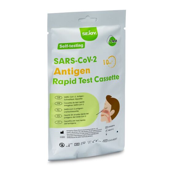 1x Sejoy SOFT-Pack SARS-CoV-2 Antigentest zur Eigenanwendung geeignet - Nasal 