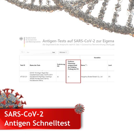 NEU Biotest RightSign COVID-19 Antigen Laien-Schnelltest (nasaler Abstrich) - CE1434