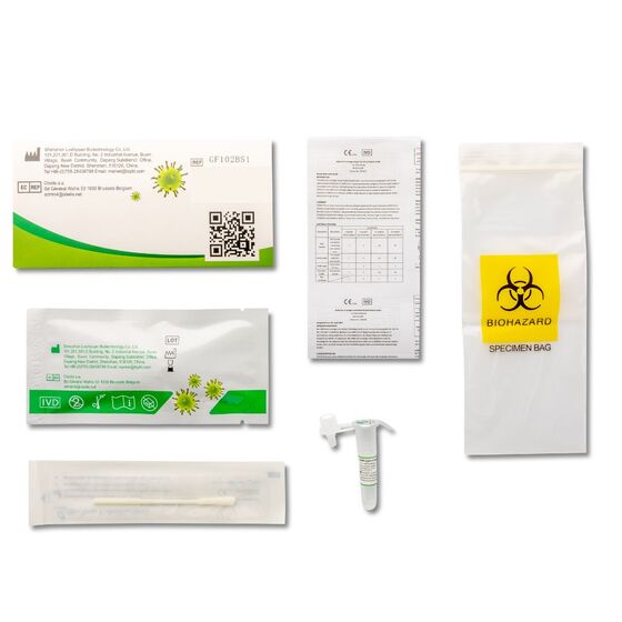 Green Spring SARS-CoV-2-Antigen Laien-Selbsttest (Kolloidales Gold) zertifiziert CE1434