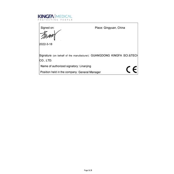 KINGFA KF-H 9421 FFP2 Maske Box 10 Stück weiß CE-zertifiziert geringer Atemwiderstand EN149:2001+A1:2009 CE 0598