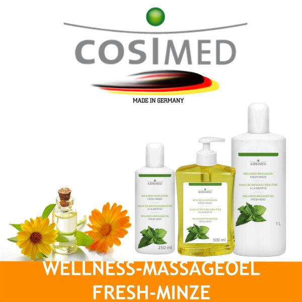 cosiMed Wellness-Massageöl Fresh-Minze 5 Liter Kanister