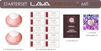 LavaShell - Starter Set (Inhalt: 2x Venusmuscheln, 8 x...