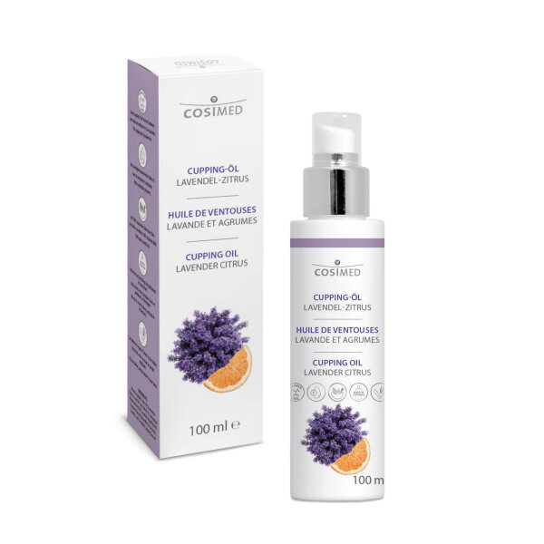 cosiMed Cupping-Öl Lavendel-Zitrus 100 ml Pumpflasche