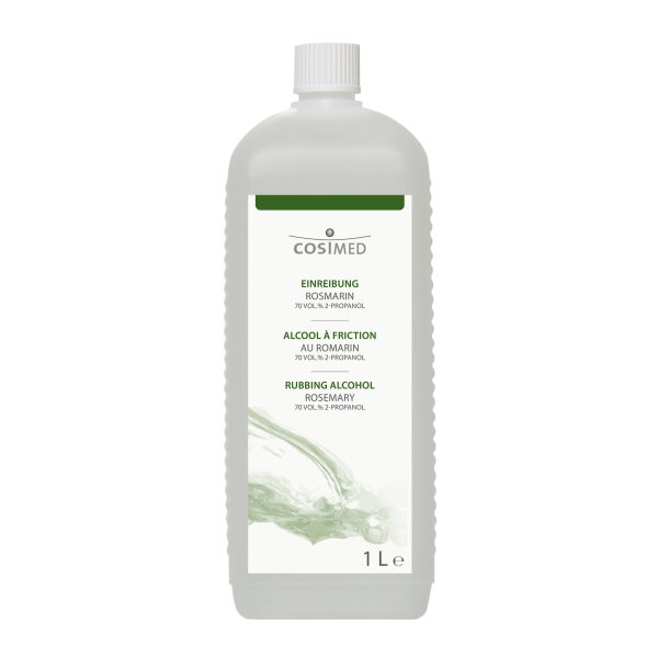 cosiMed Einreibung Rosmarin (70 Vol.% 2-Propanol) 1 Liter Flasche
