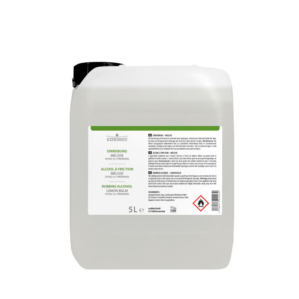 cosiMed Einreibung Melisse (70 Vol.% 2-Propanol) 5 Liter Kanister