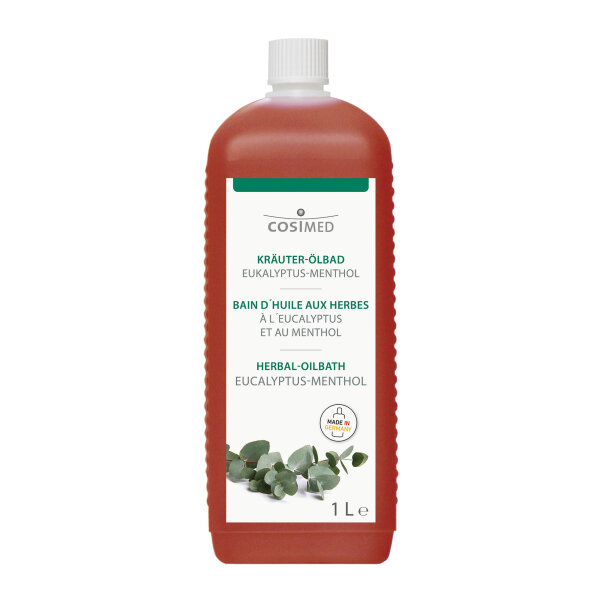 cosiMed Kräuter-Ölbad Eukalyptus-Menthol 1 Liter