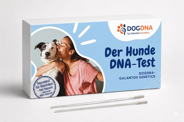 DNA Galantos Test zur Ermittlung der Hunderasse inkl. Behördennachweis und MDR1-Gentest
